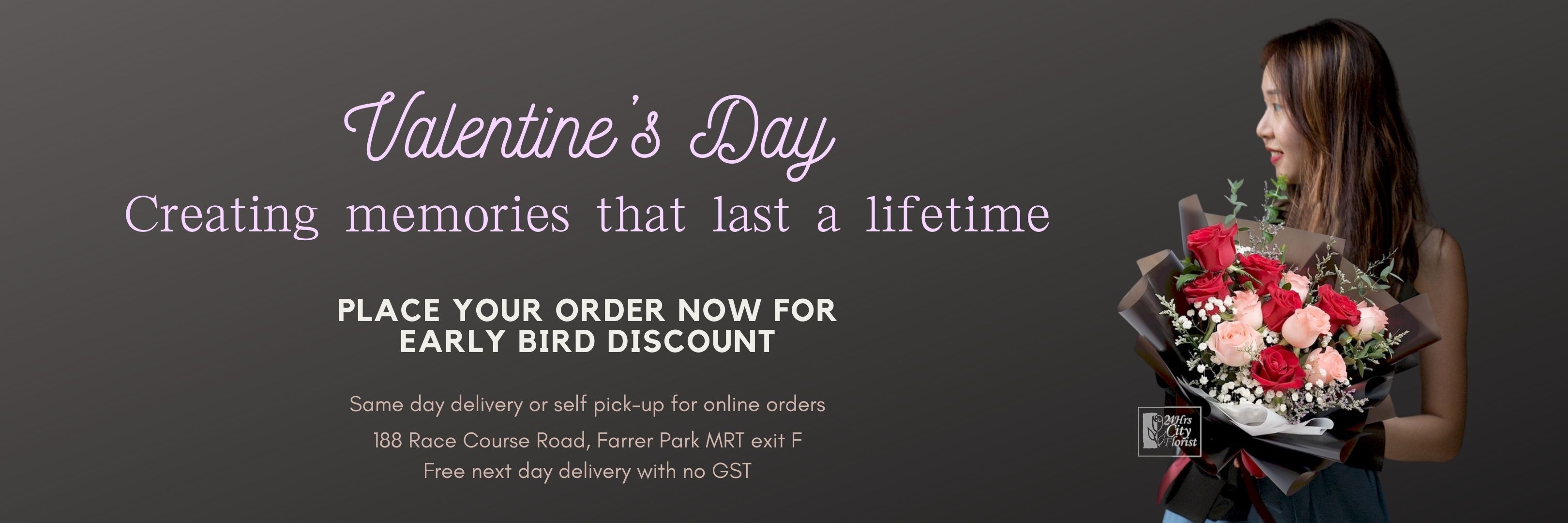 Valentine's day Early Bird Promo